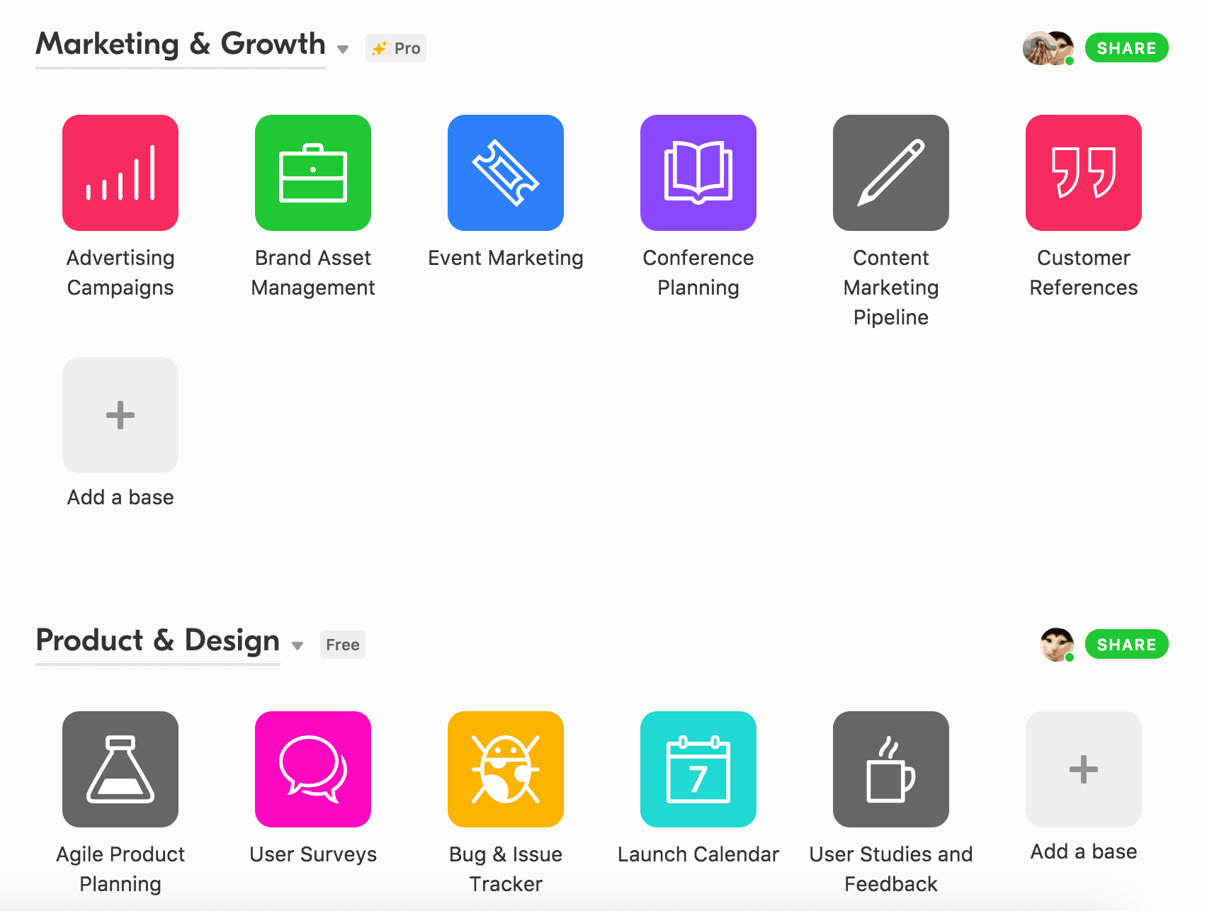 Airtable Workspace